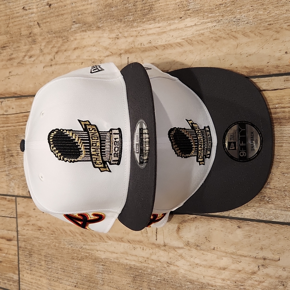COPY - New Era Atlanta Braves White 2021 World Series Champions Parade 9FIFTY S…